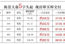 北部湾1号特价现房特惠5450元/㎡起，仅5套的配图
